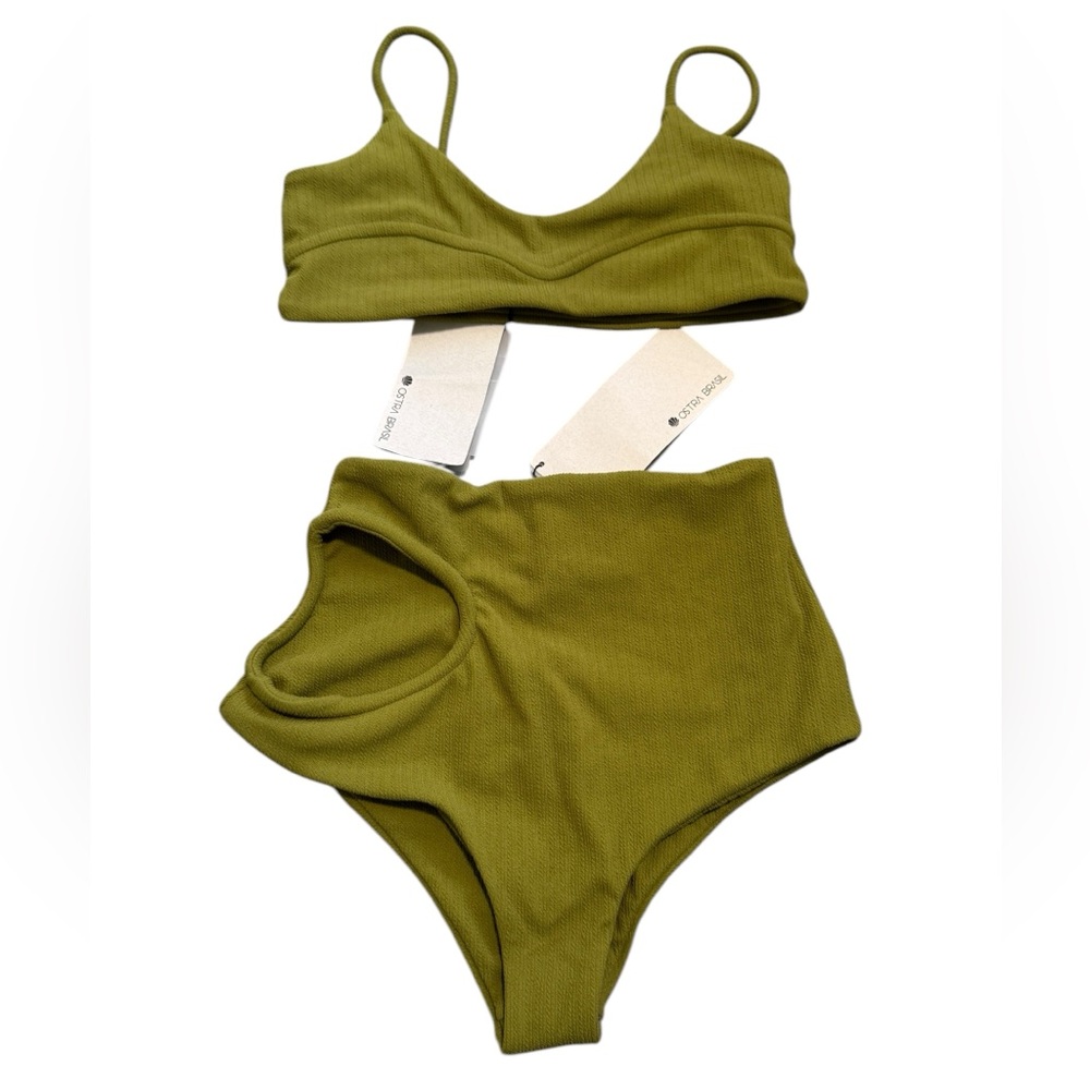 OSTRA BRASIL***Olive Green Bikini Set***Small $385